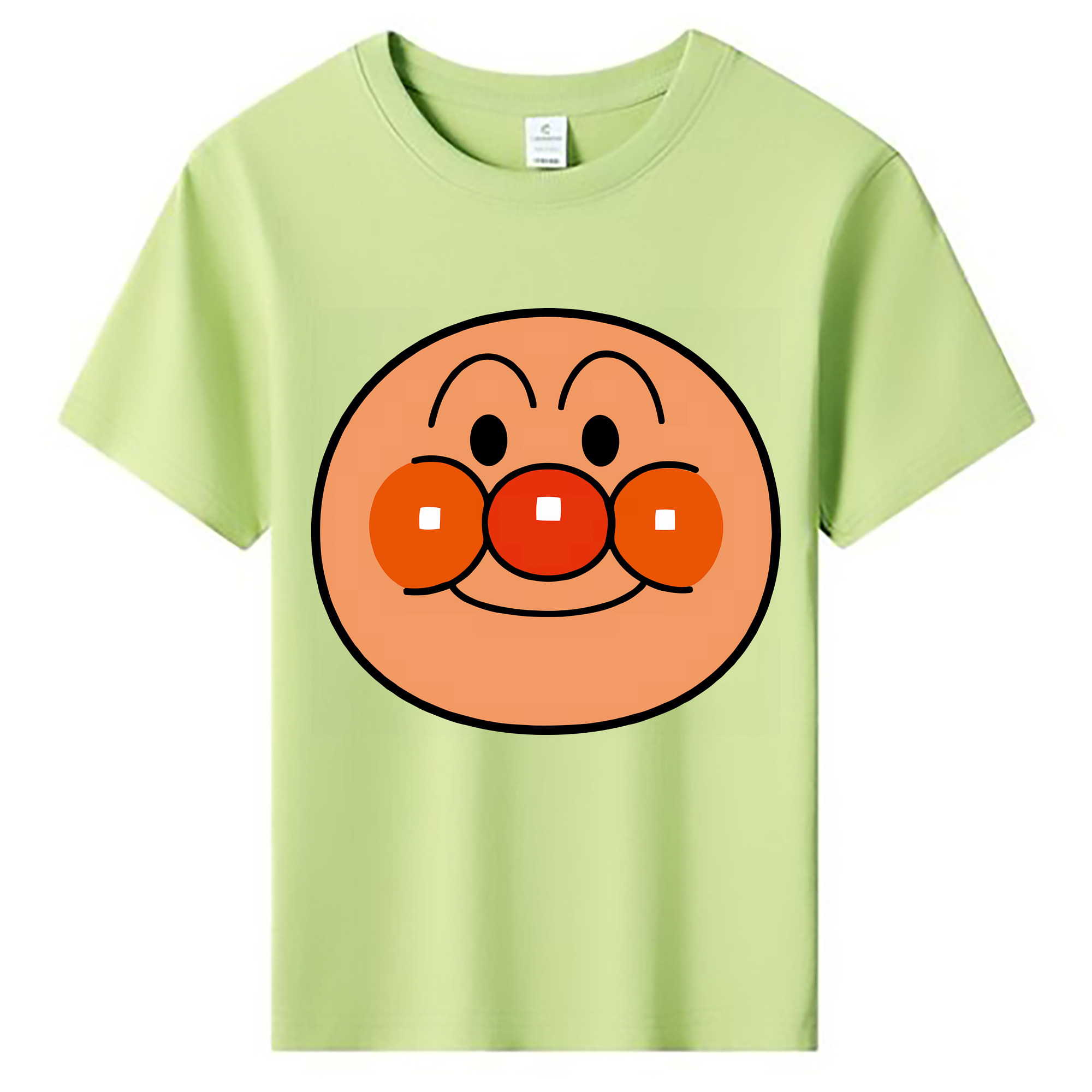 （画像用） アンパンマン Anpanman 綿100％キッズTシャツ（フロントプリント）